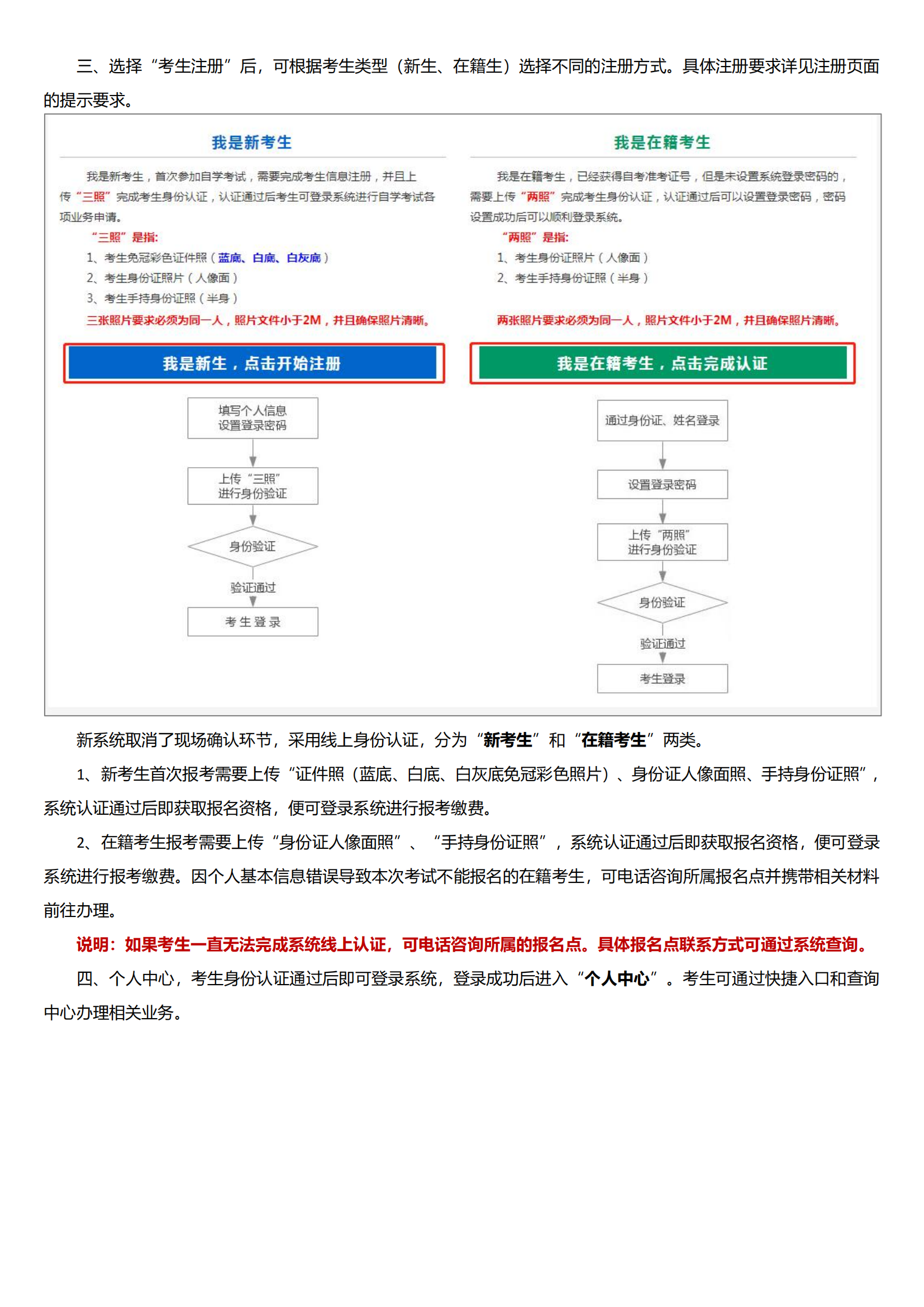 山西省高等教育自学考试网上报考流程