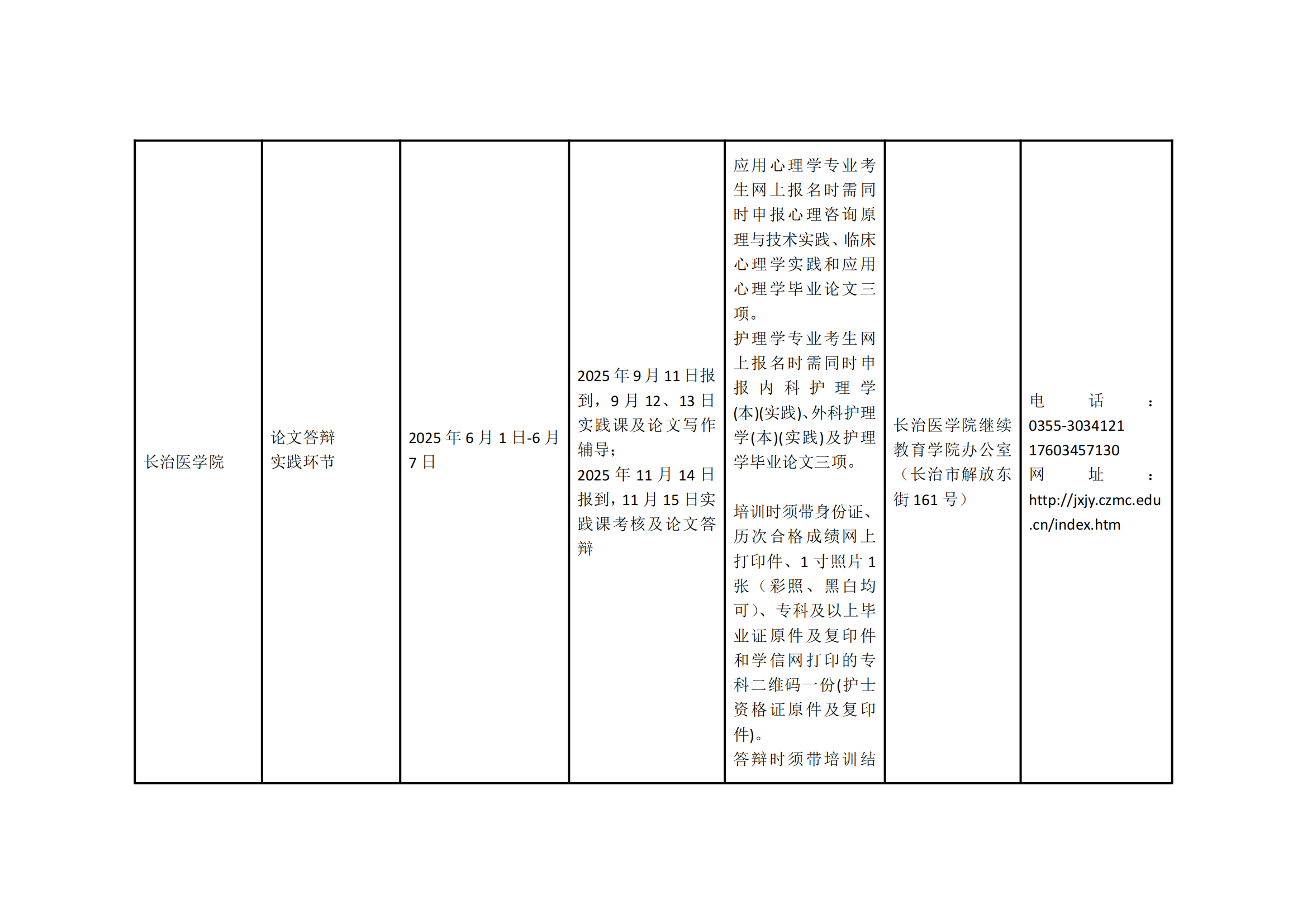 山西省高等教育自学考试2025年实践课考核及毕业答辩时间安排